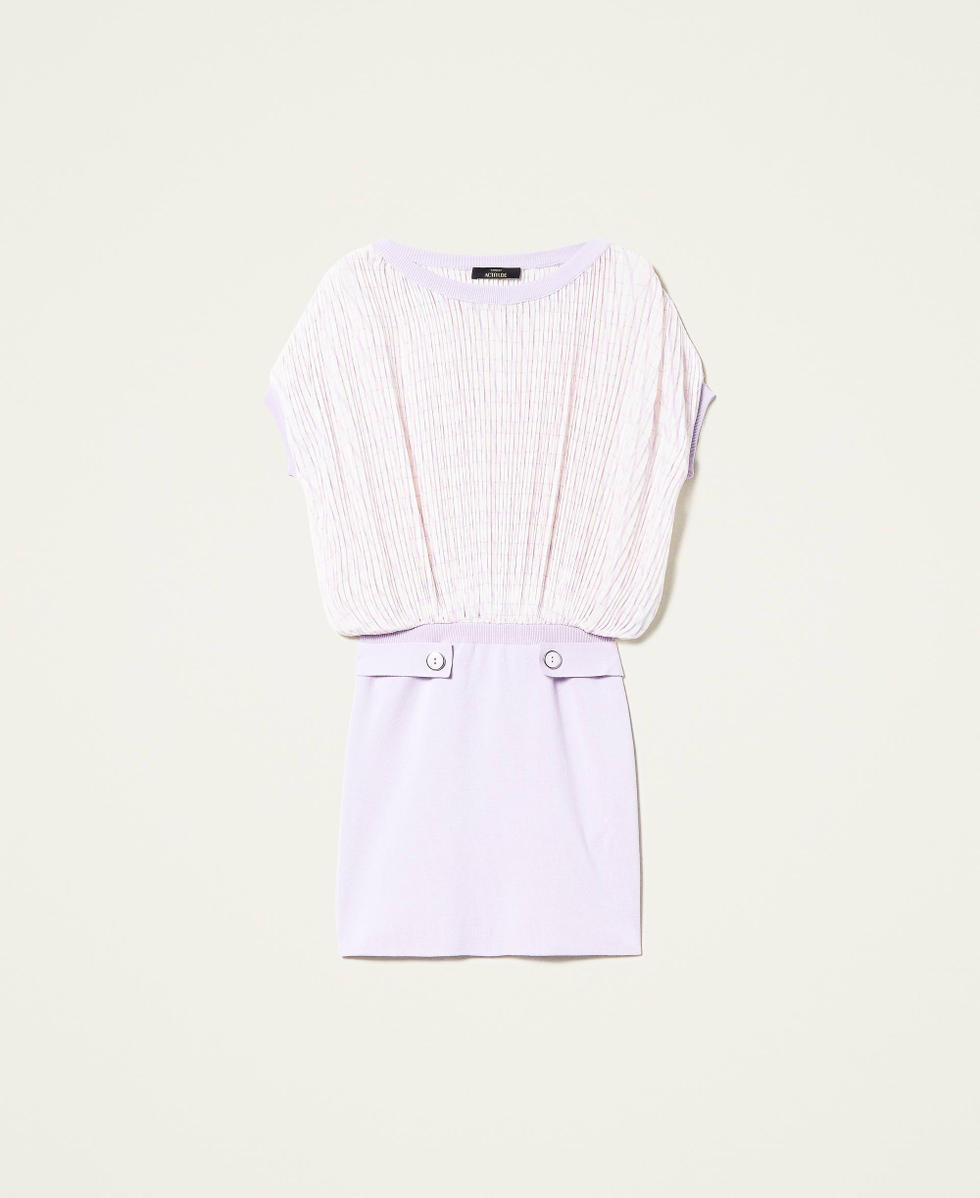 Robe en maille avec jupe fourreau