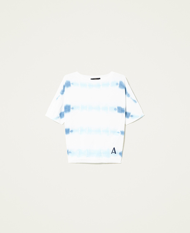 Pull Z Supply Tie-dye Multicolore – Femme Petite Taille, Col Rond, Manches Longues