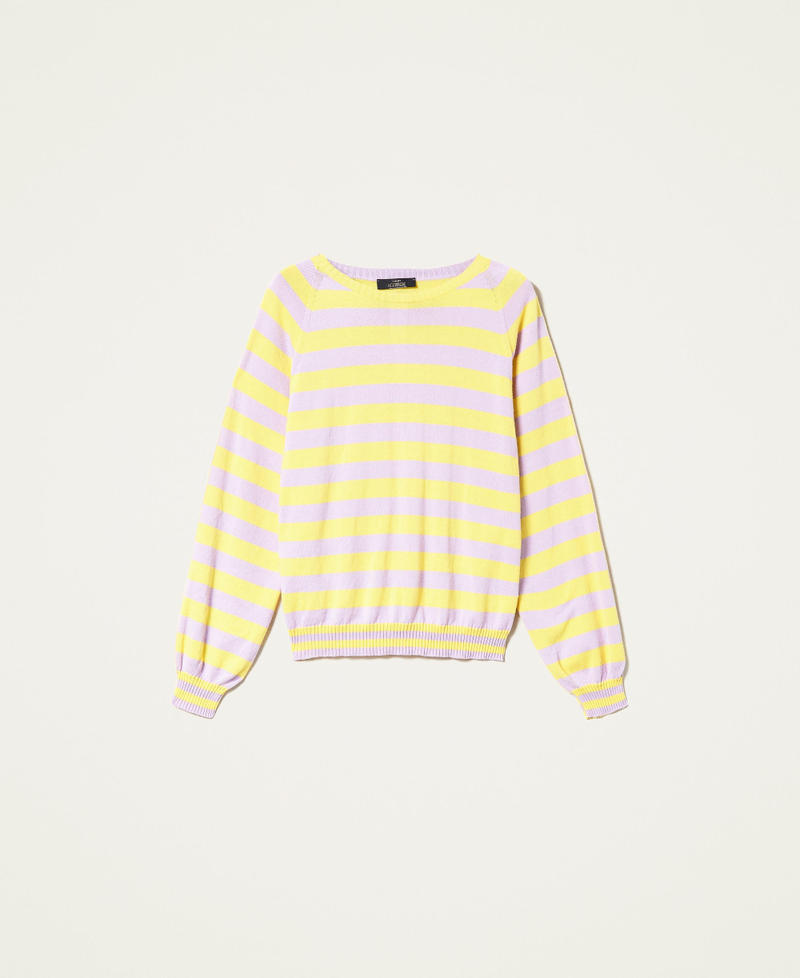 Ringelpullover aus Bio-Baumwolle