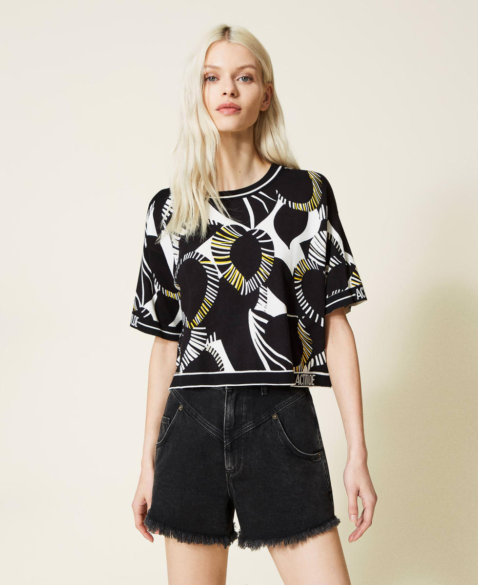 Black boxy jumper online