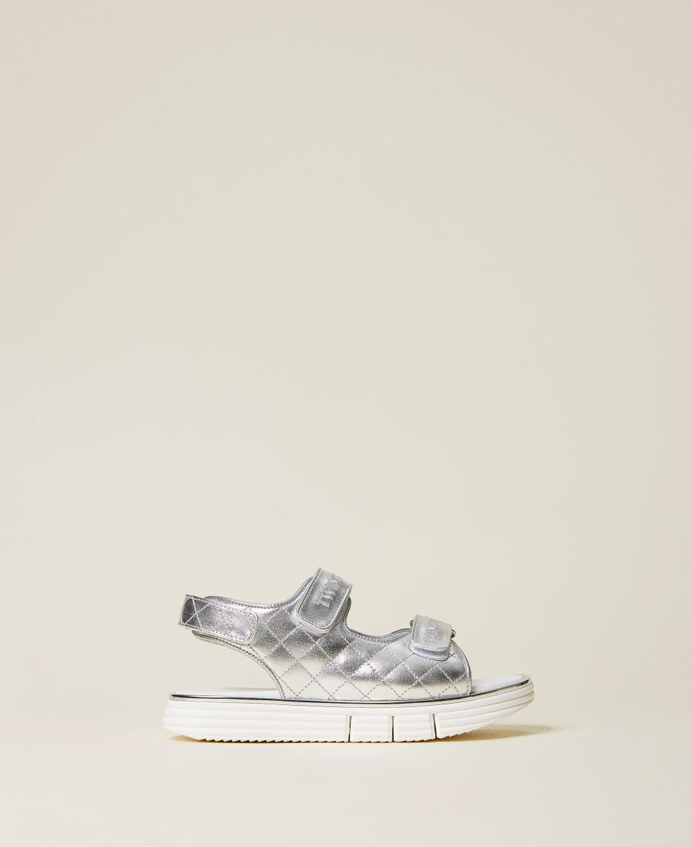 Chanel matelasse sandals store