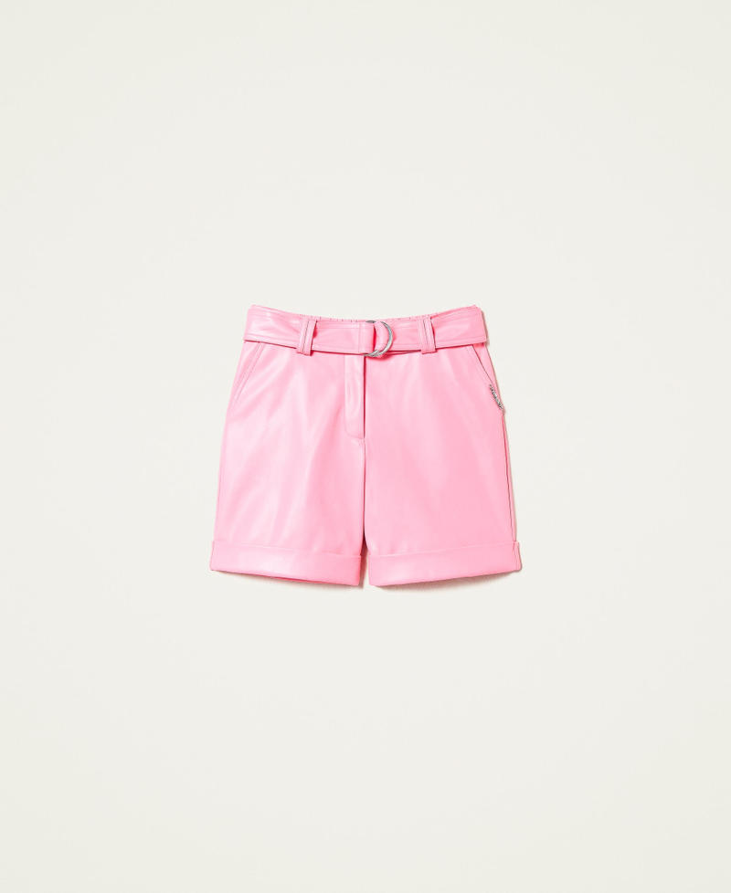 Coated fabric shorts