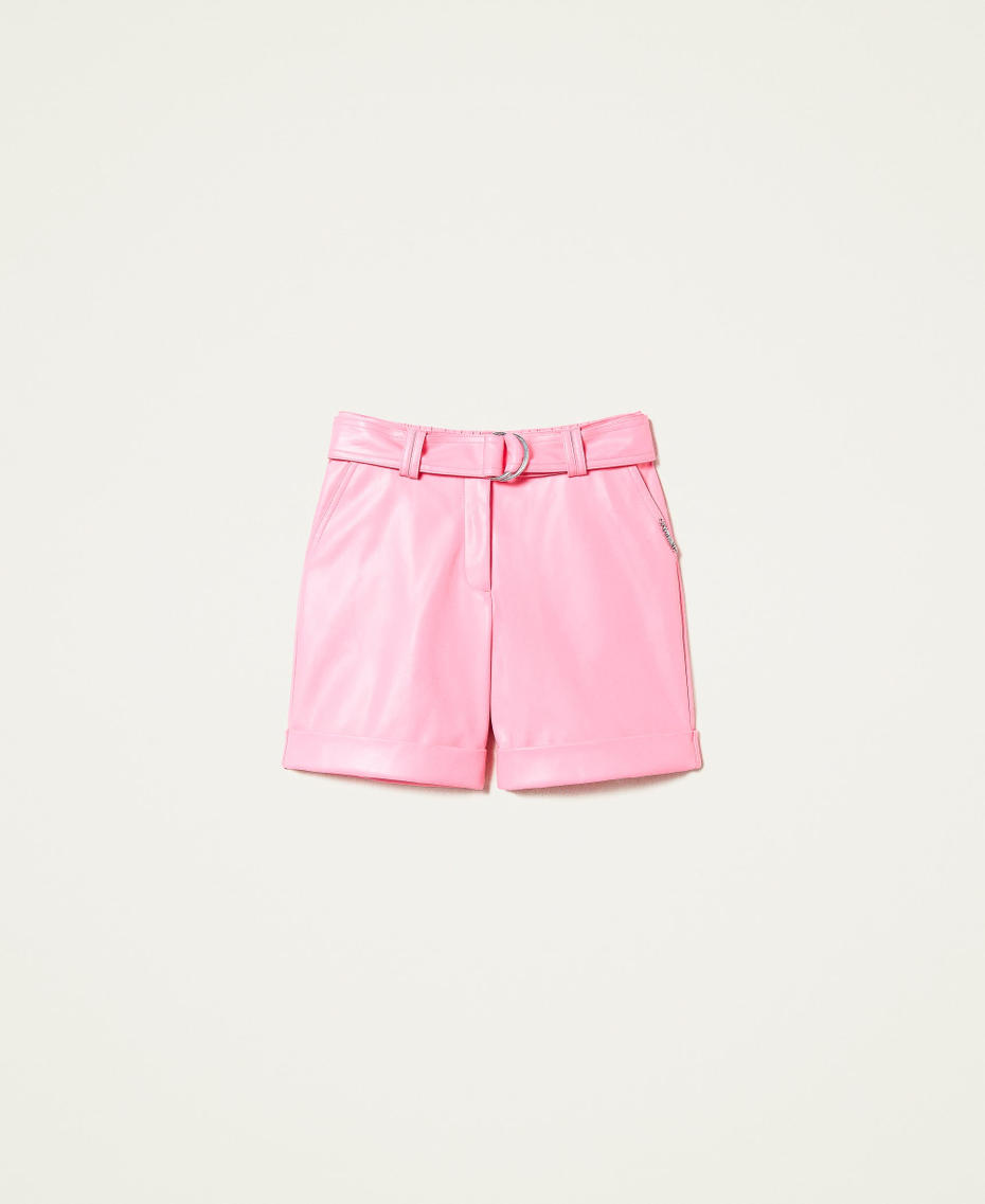 Coated fabric shorts