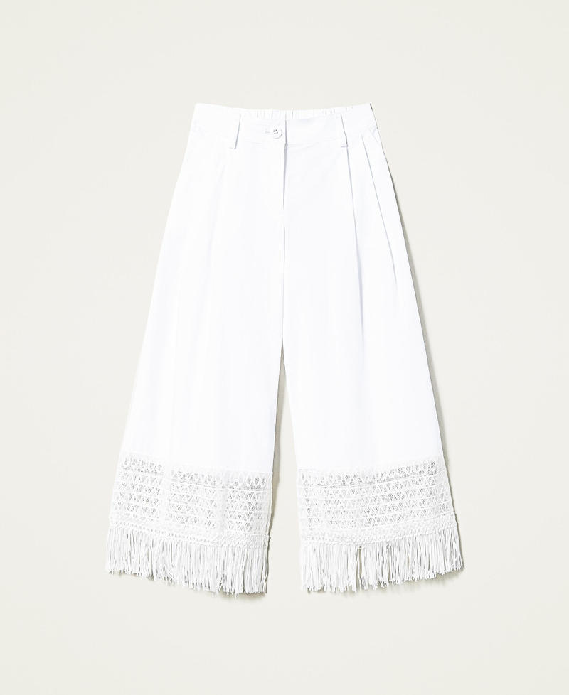 Lace and fringes trousers Off White Girl 221GJ202E-0S