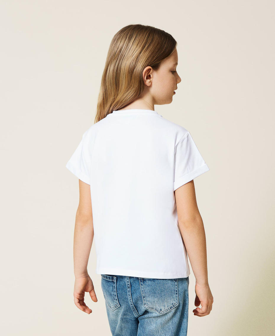 T-shirt con logo Off White Bambina 221GJ2246-04