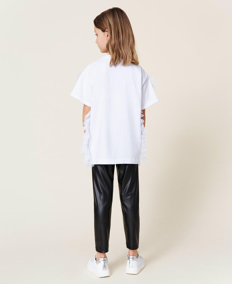 Maxi t-shirt avec tulle et legging