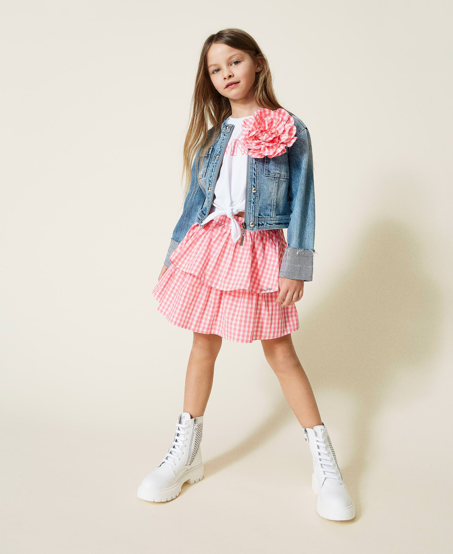 Barbour Kid Giacca trapuntata da bambina con stampa Bracken Woodland fox | Bimba | WP Store