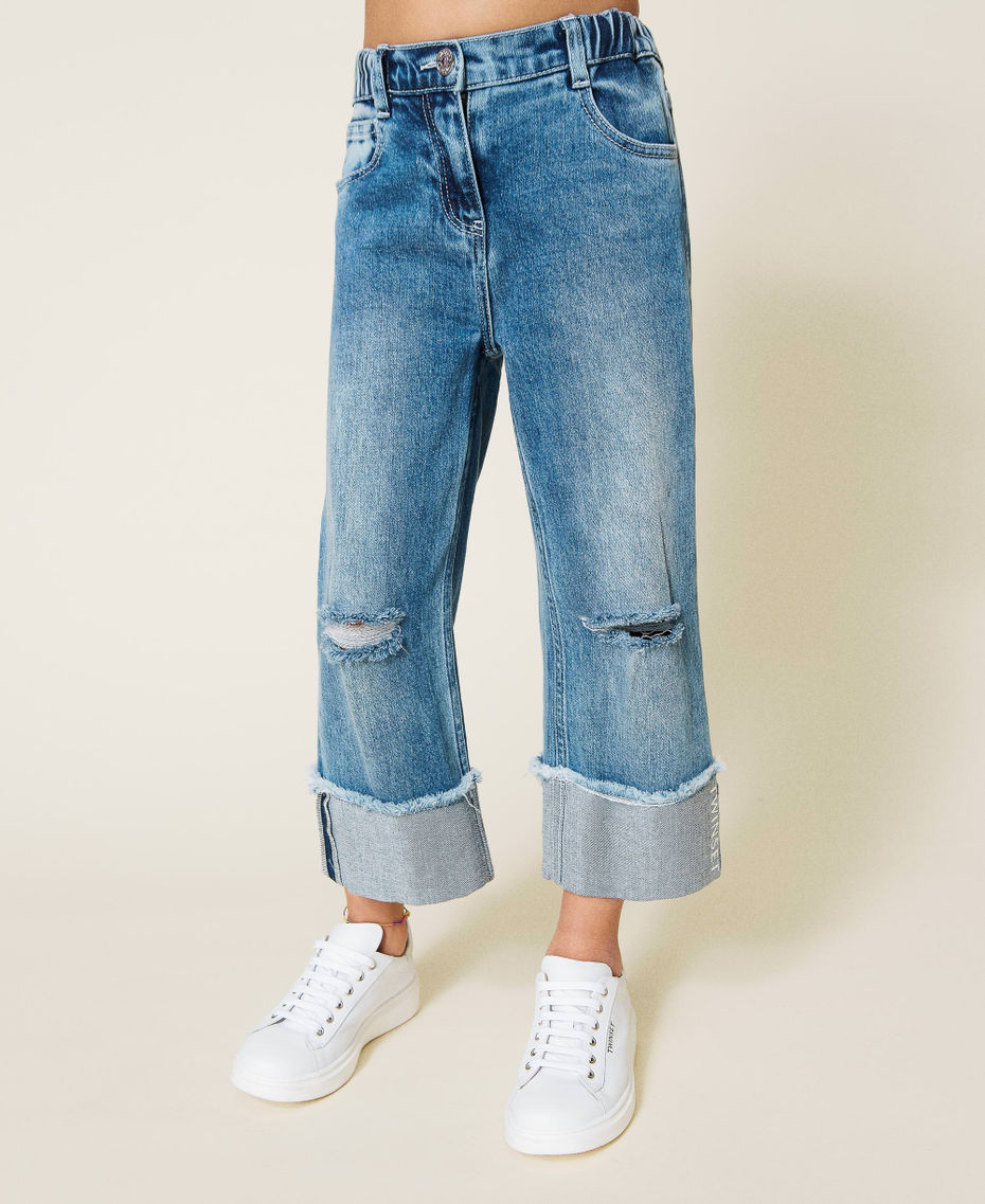 Jean avec bord franc