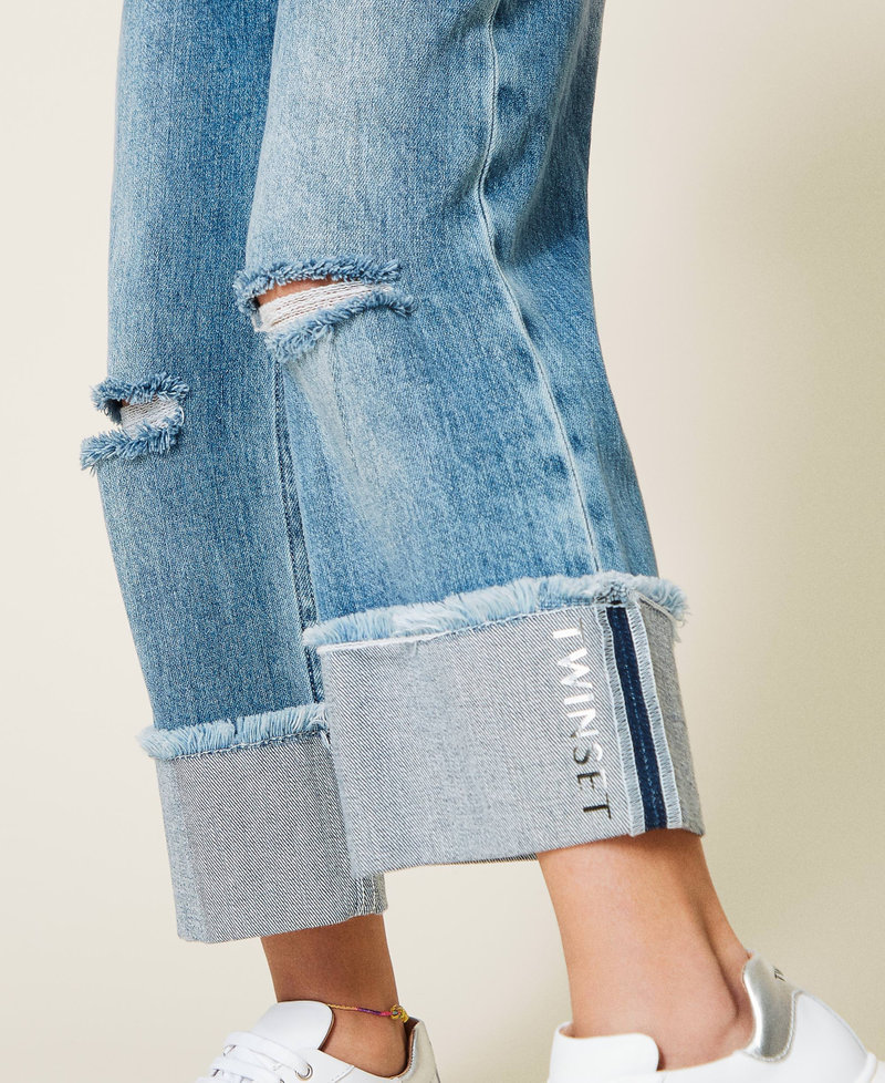 Jean avec bord franc