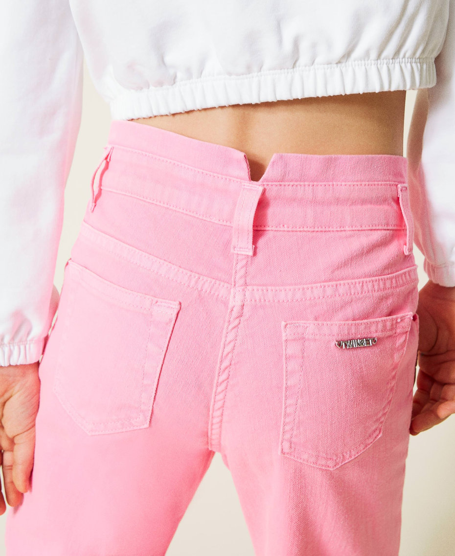 Брюки-бананы из плотной ткани