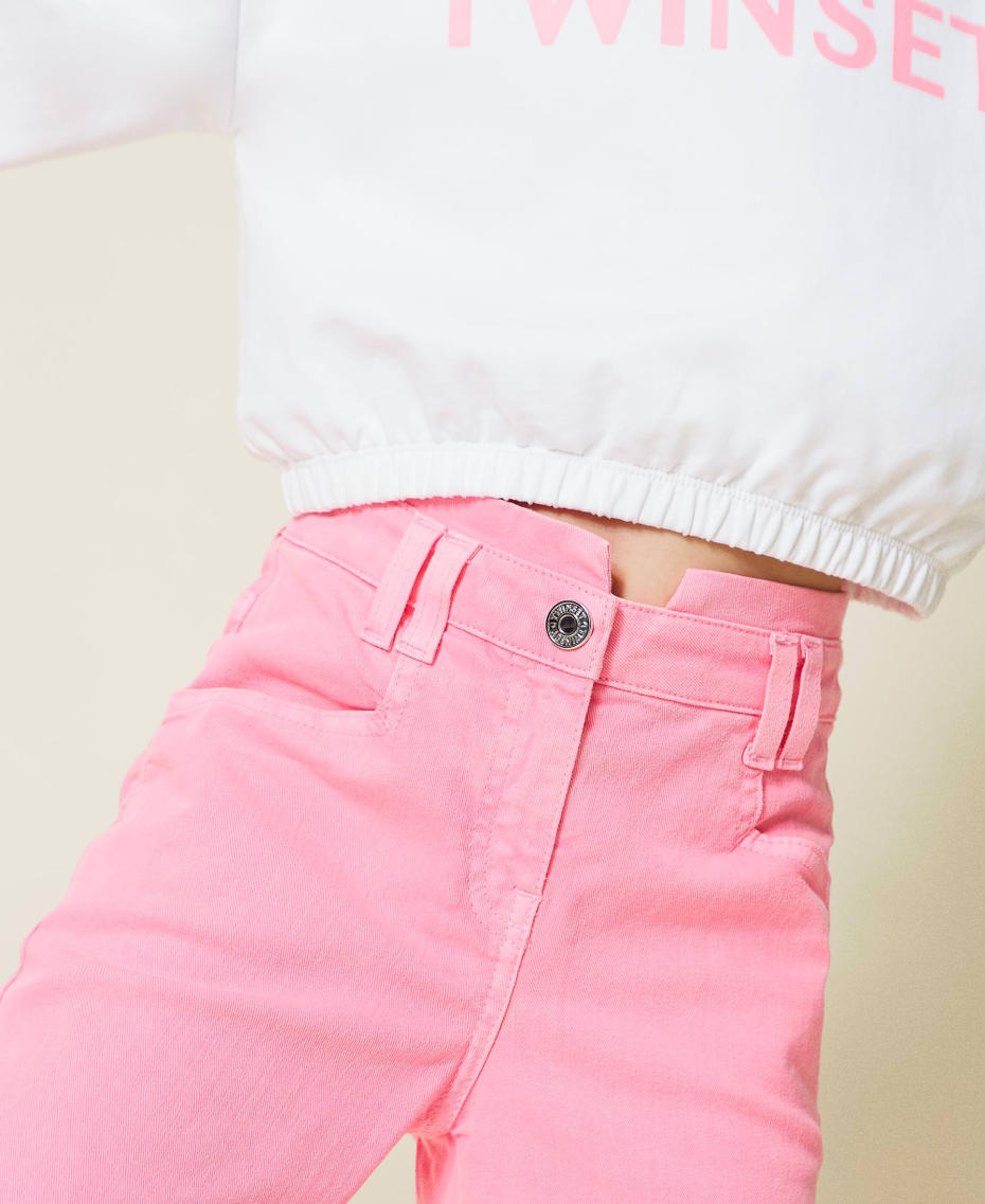 Брюки-бананы из плотной ткани