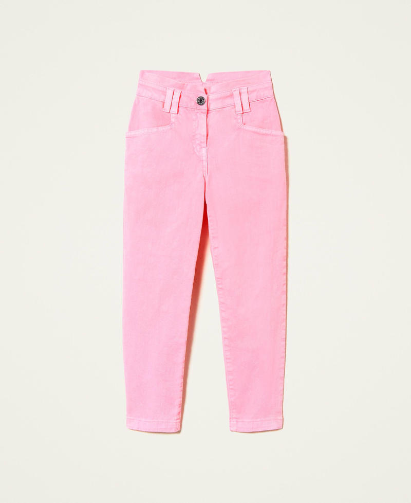 Carrot fit bull trousers Shocking Pink Girl 221GJ2447-0S