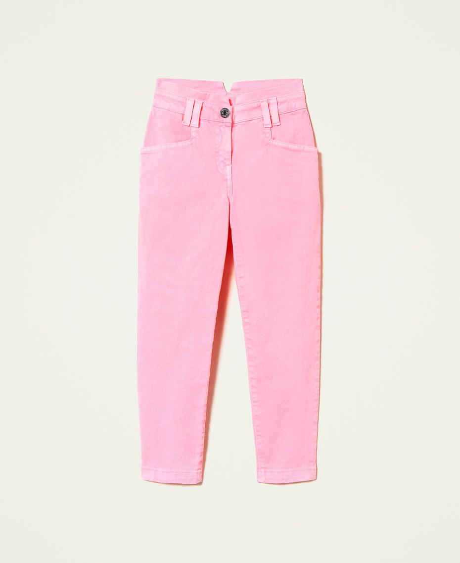 Carrot fit bull trousers Shocking Pink Girl 221GJ2447-0S