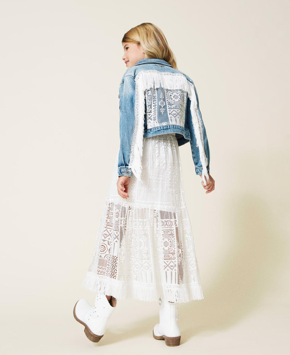 Gonna lunga pizzo twin set hotsell