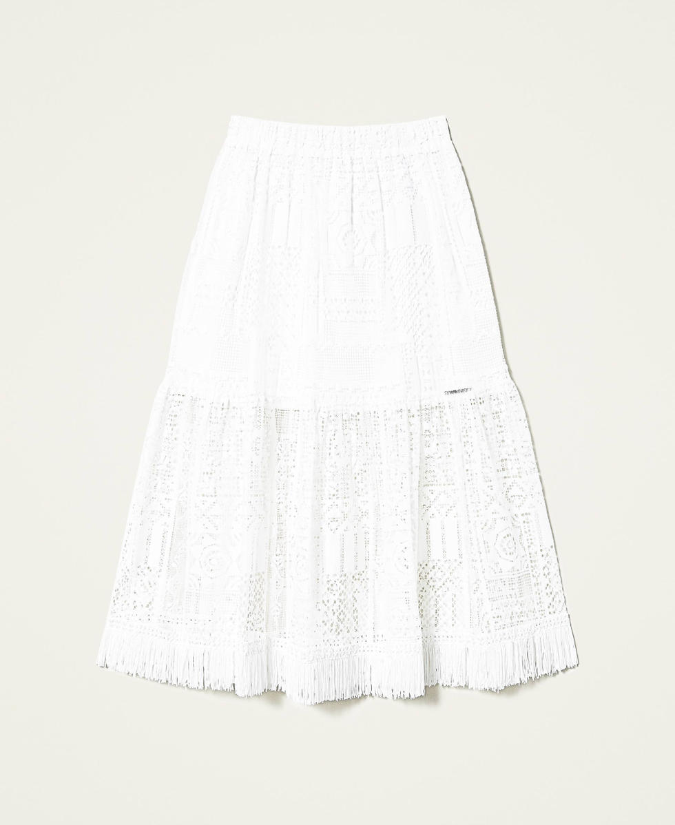 Long lace skirt