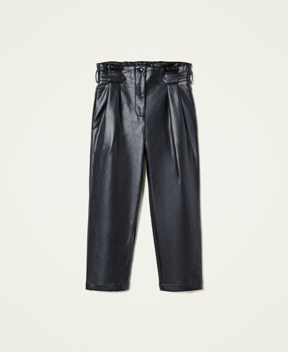 Pantaloni in tessuto spalmato