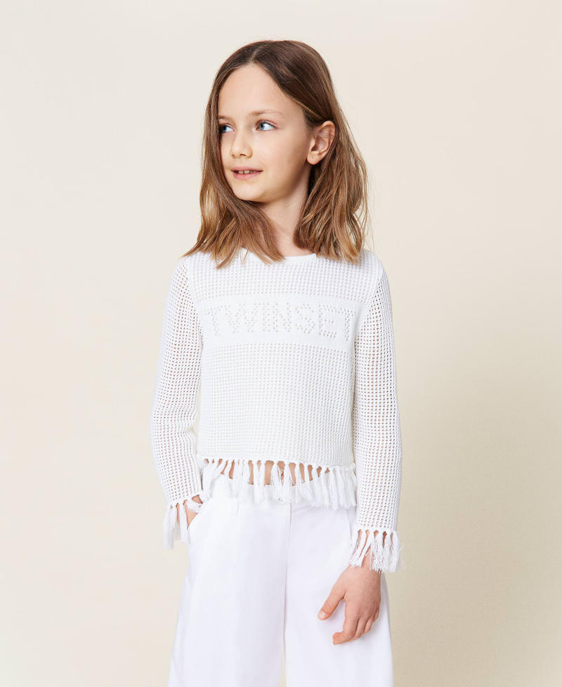 Jersey de crochet con logotipo