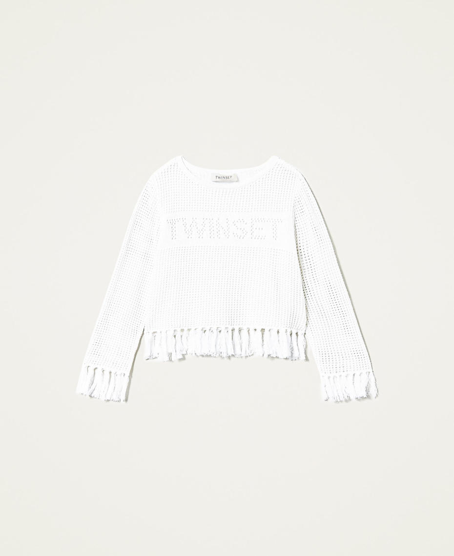 Jersey de crochet con logotipo