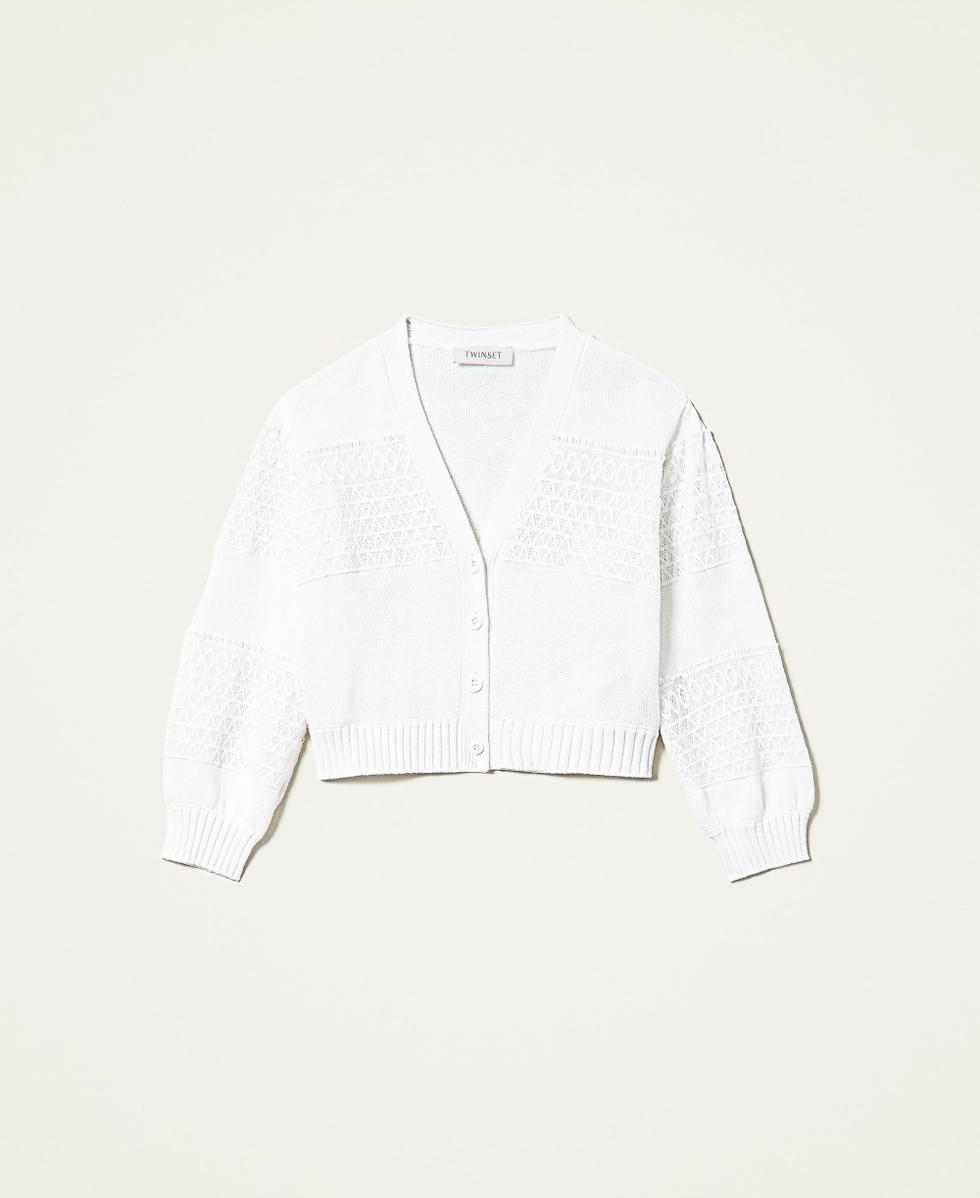 Cardigan mit Spitze