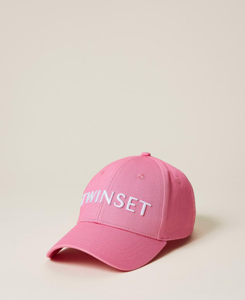 Baseball cap with logo Shocking Pink Girl 221GJ4950-02