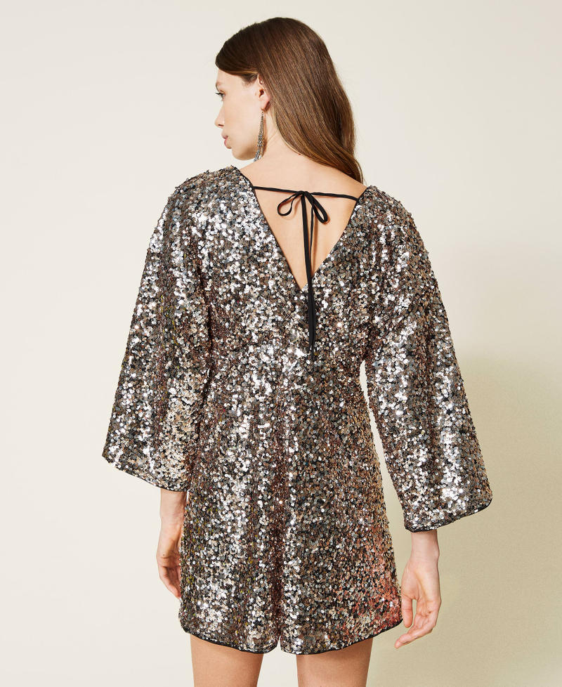 Abito corto in full paillettes