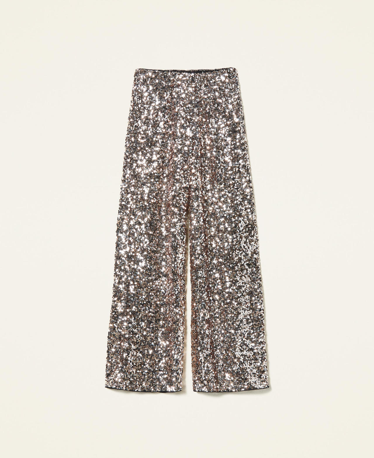 Full sequin palazzo trousers