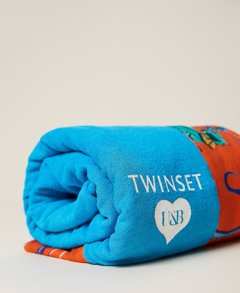 Telo mare double con logo