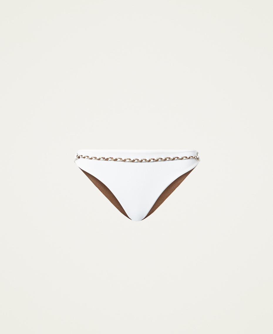 Bikini bottom with embroidery