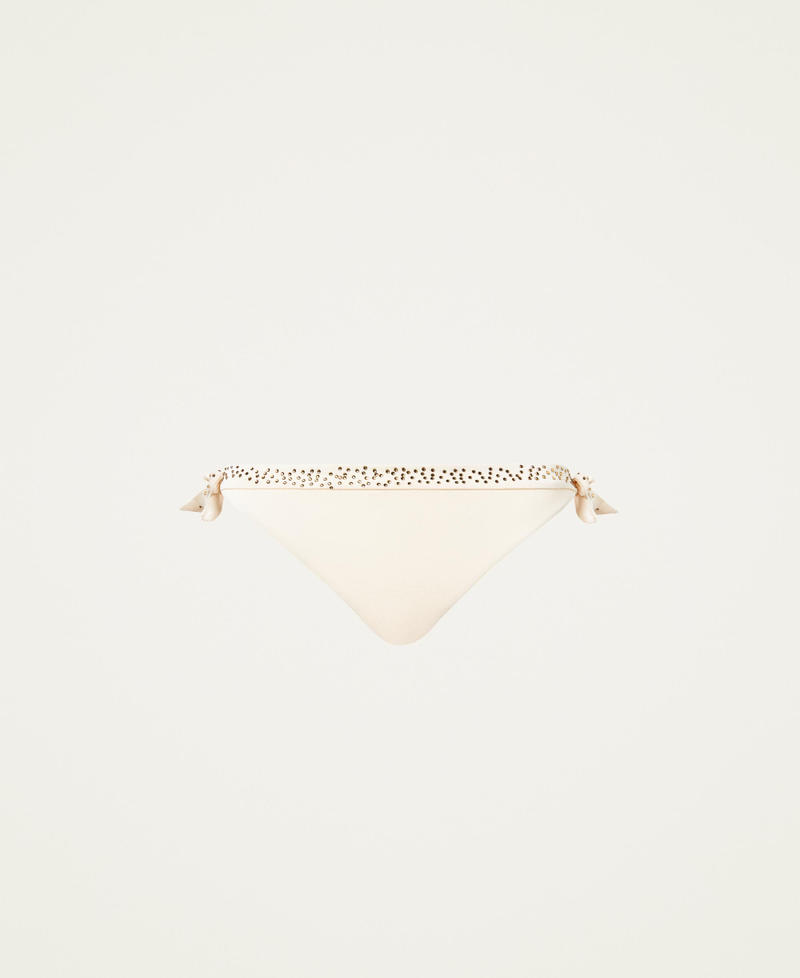 Tanga de bikini con strass