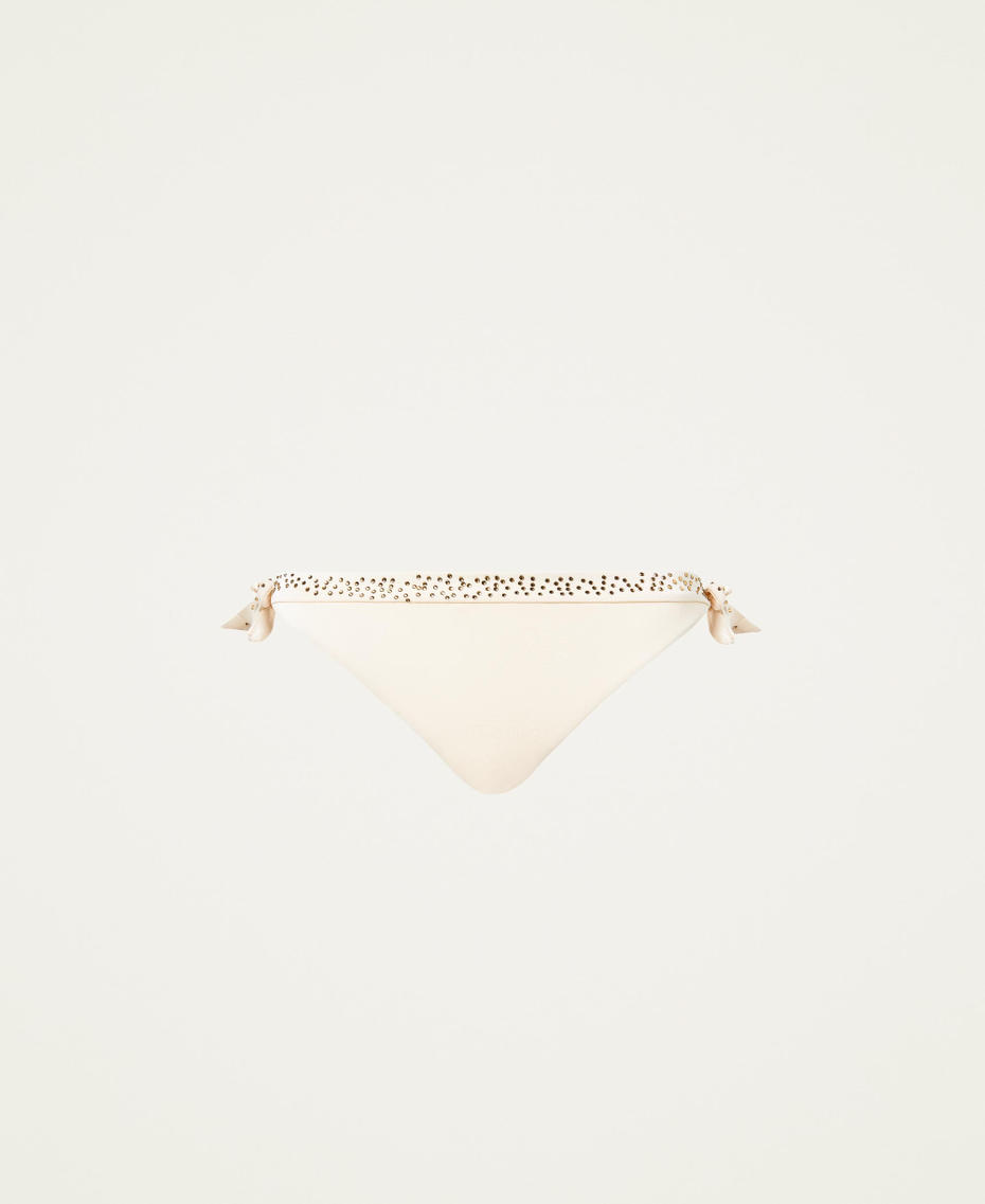 Tanga de bikini con strass