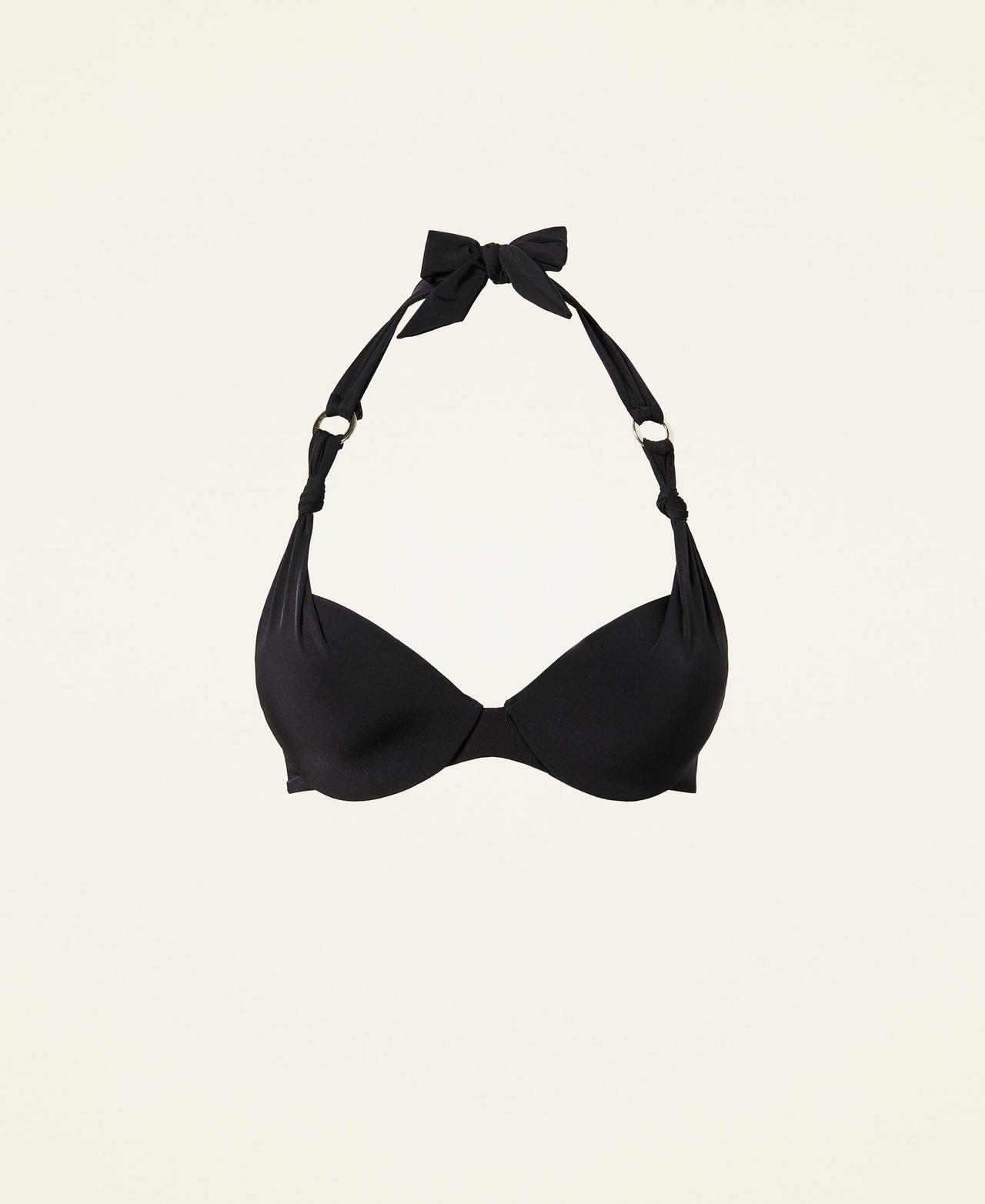 Push-up bikini top with loops