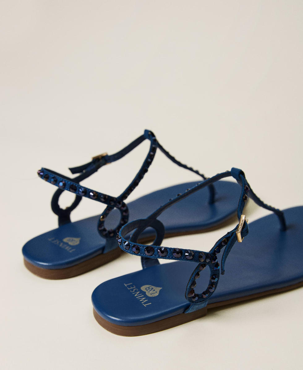 Dune navy blue sandals store