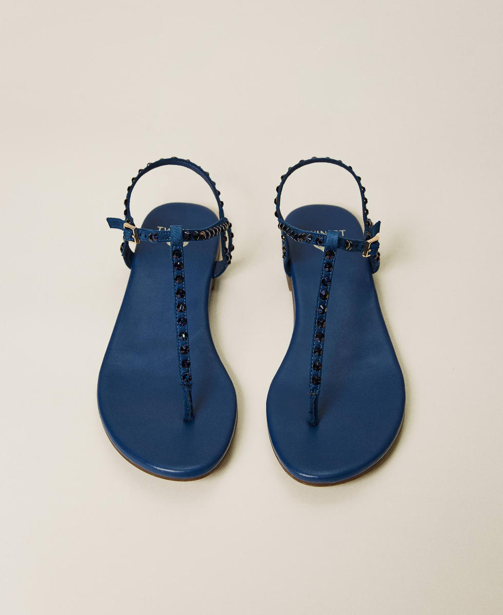 Dune navy blue sandals store