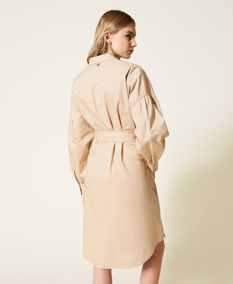 Hemdblusenkleid aus Popeline