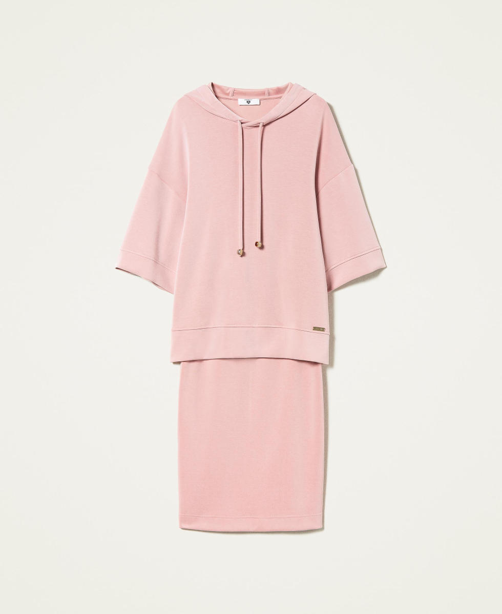 Scuba hoodie and skirt set