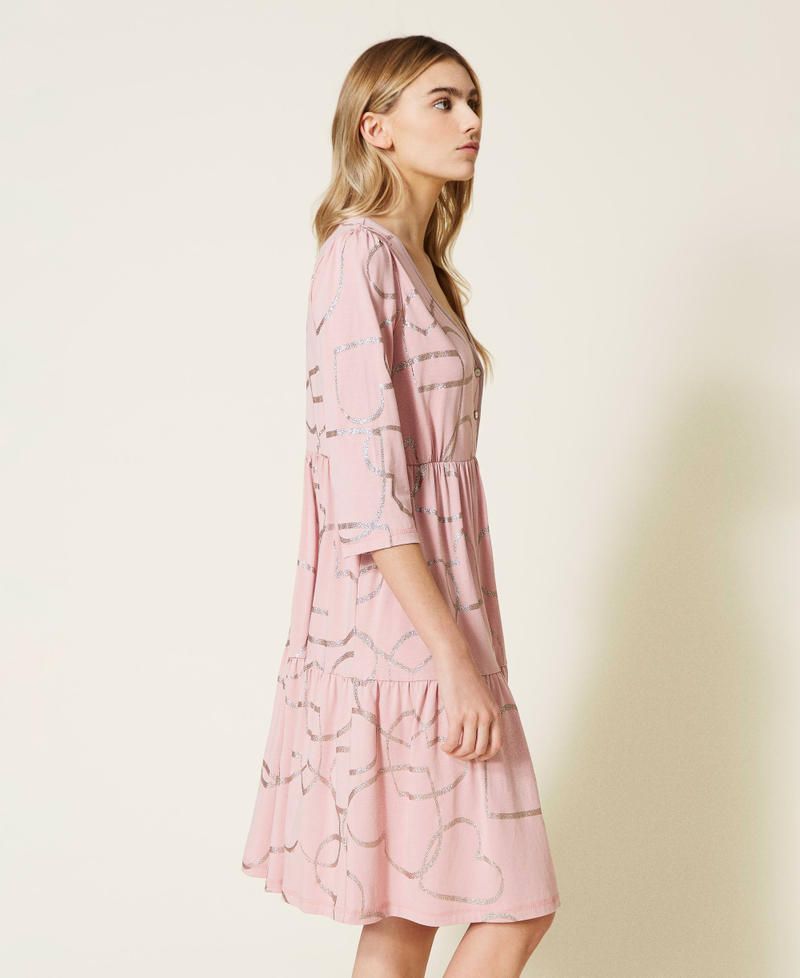 Camicia da notte con stampa glitter