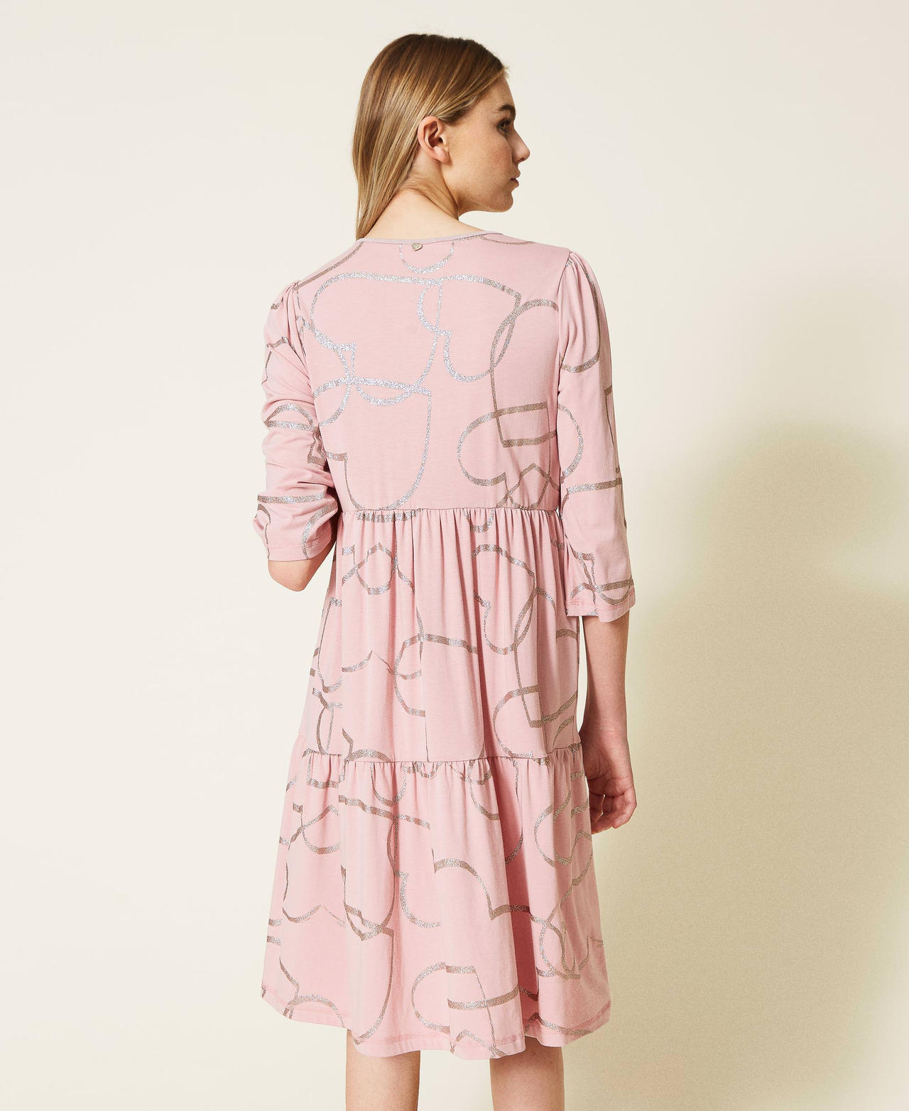 Camicia da notte con stampa glitter