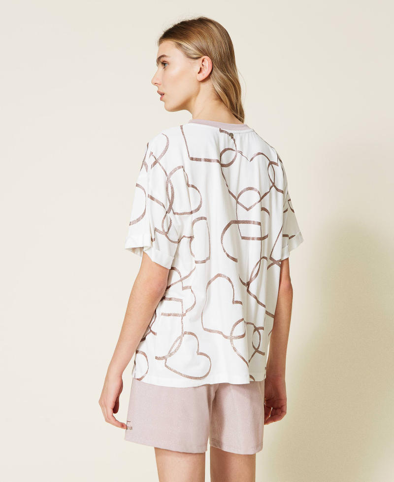 Pigiama con stampa glitter