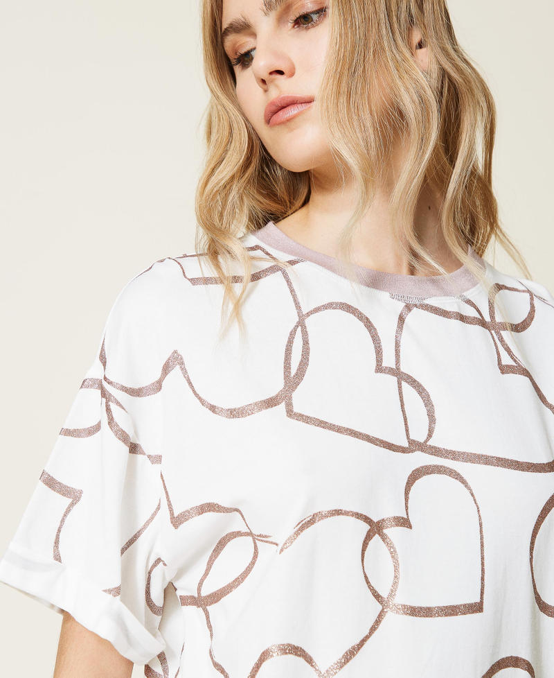 Pigiama con stampa glitter