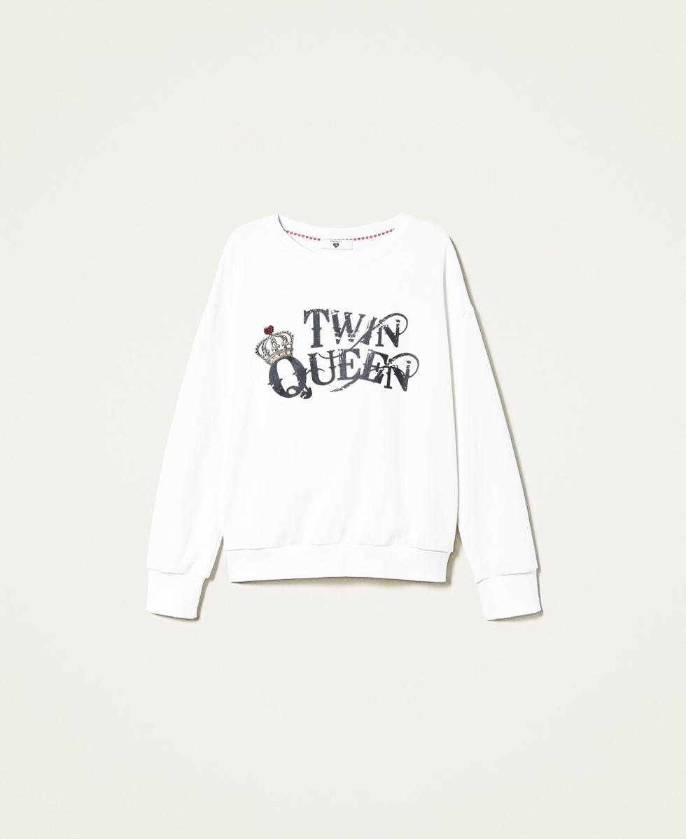 Sudadera con estampado Twin Queen