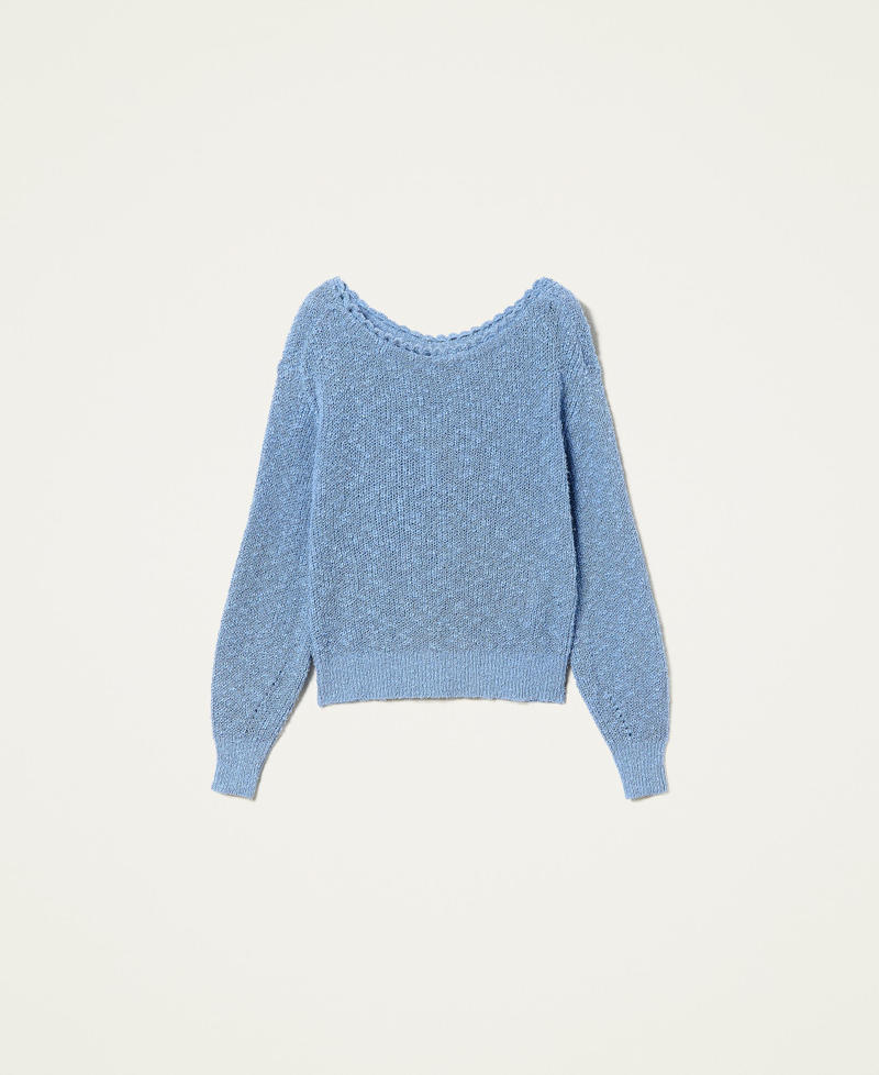 Jersey est&aacute;ndar con ganchillo