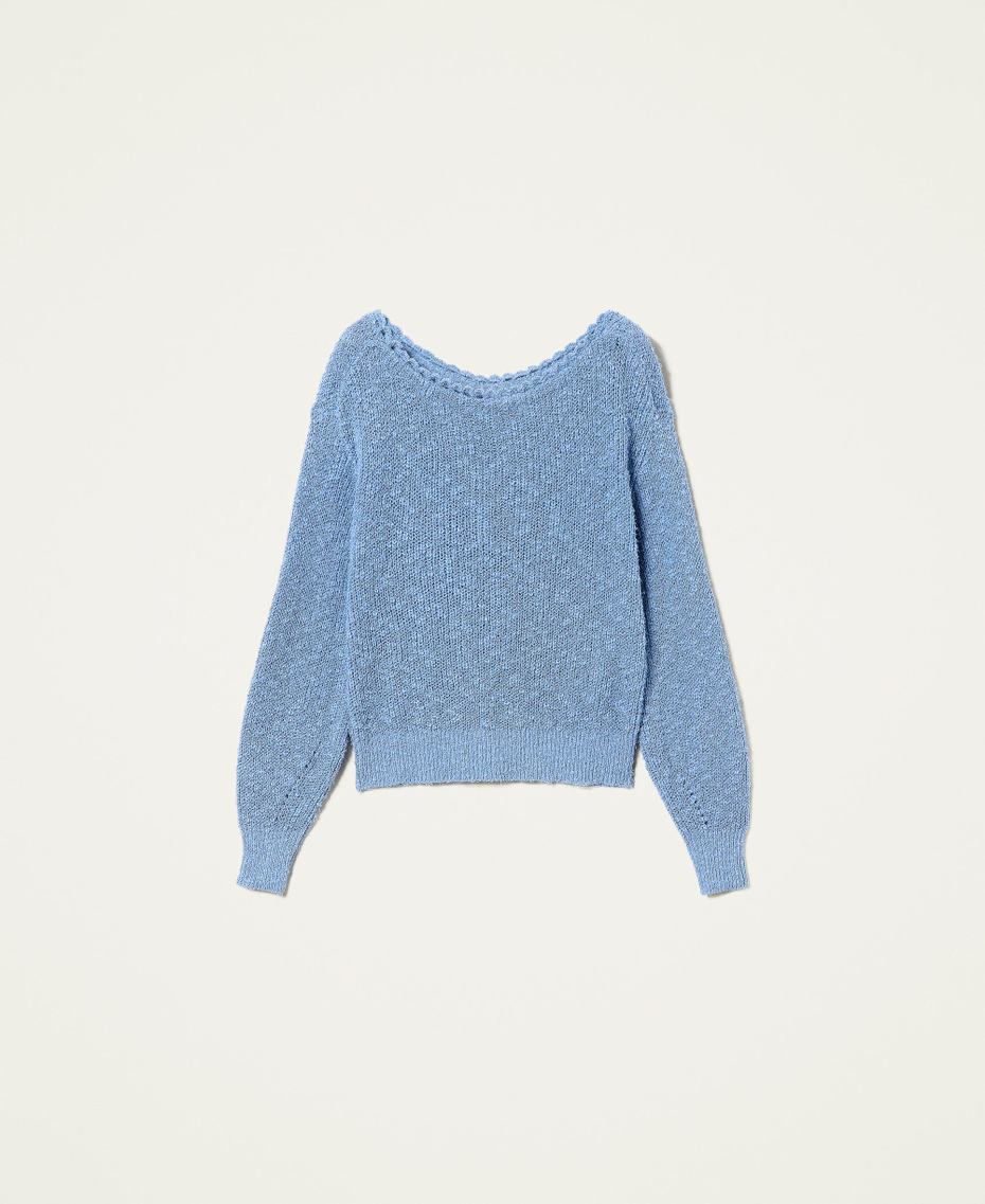 Jersey est&aacute;ndar con ganchillo