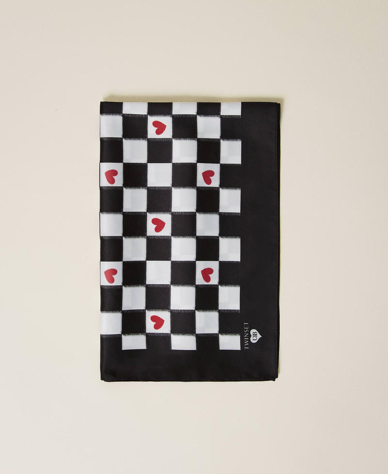 Fular con estampado Twin Queen