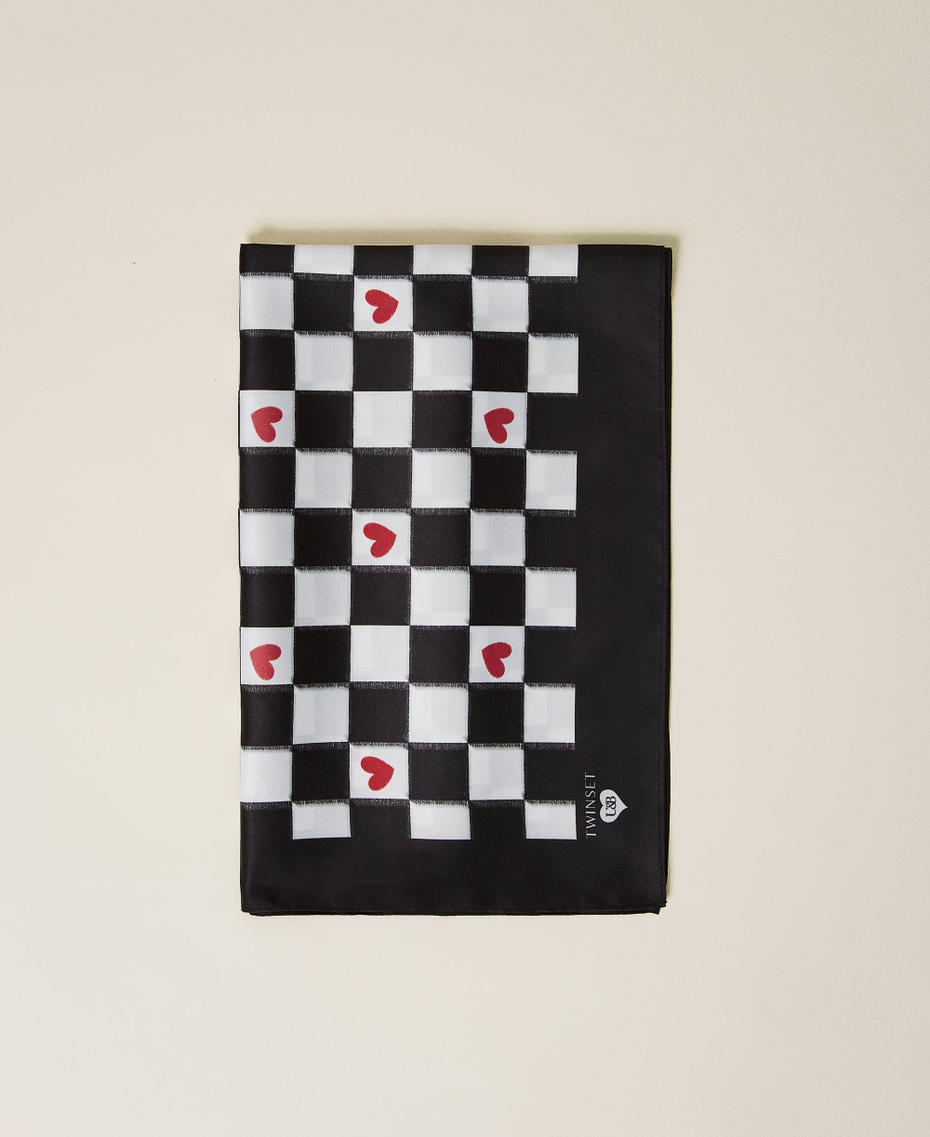 Fular con estampado Twin Queen