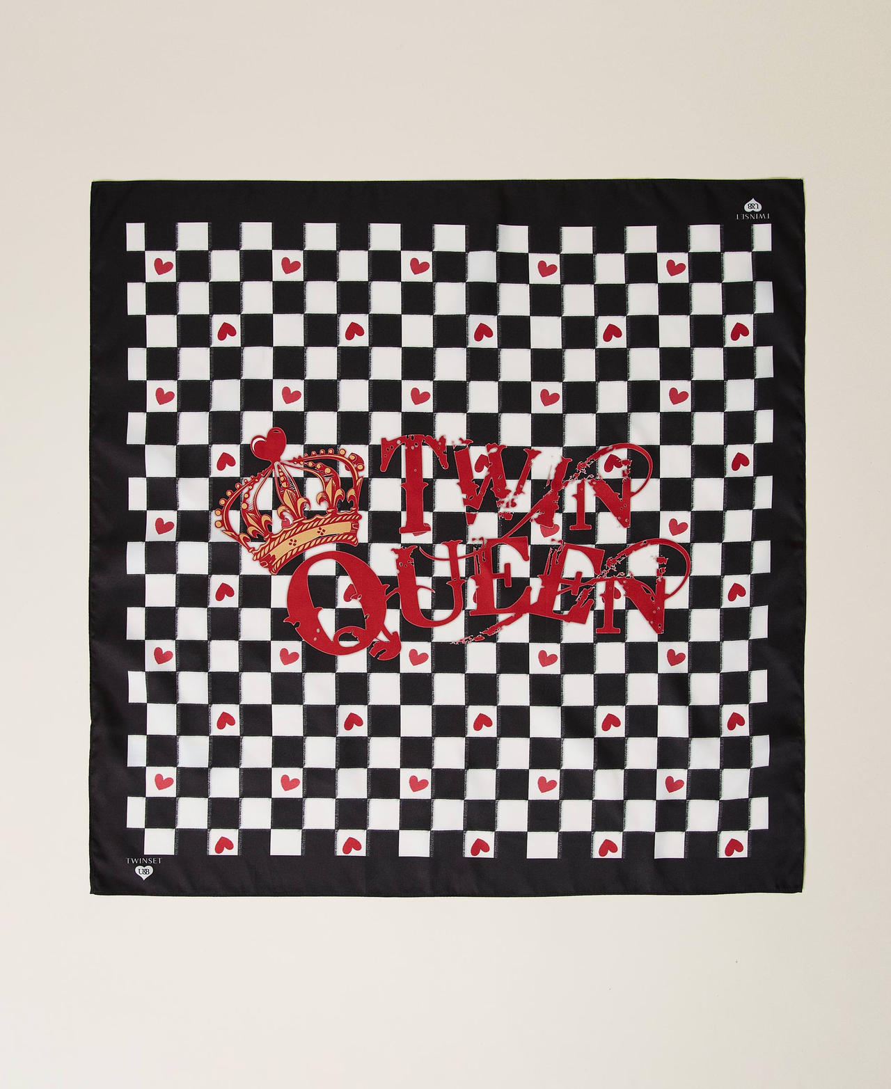 Fular con estampado Twin Queen