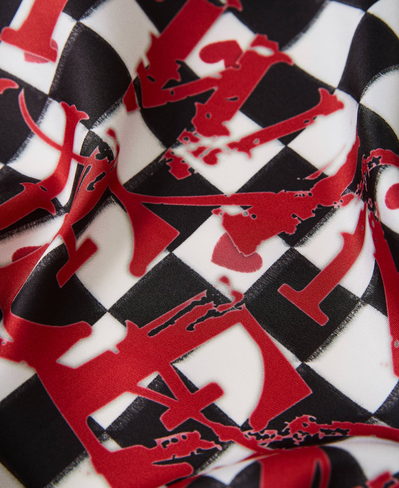 Fular con estampado Twin Queen