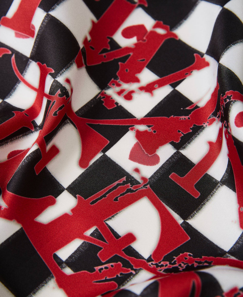 Fular con estampado Twin Queen