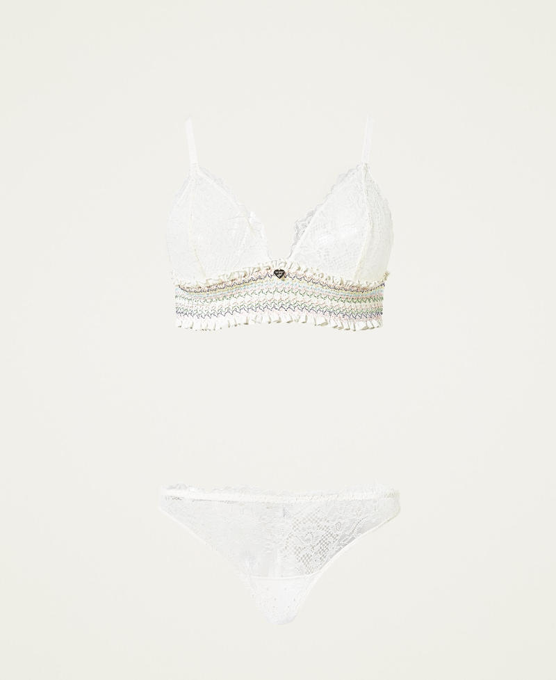 Triangle bra and shorts set