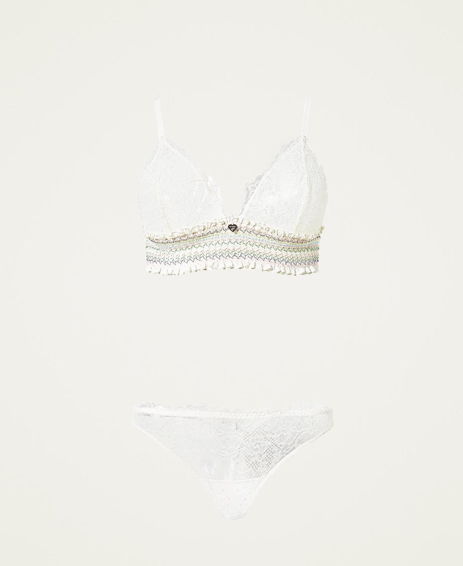 Triangle bra and shorts set