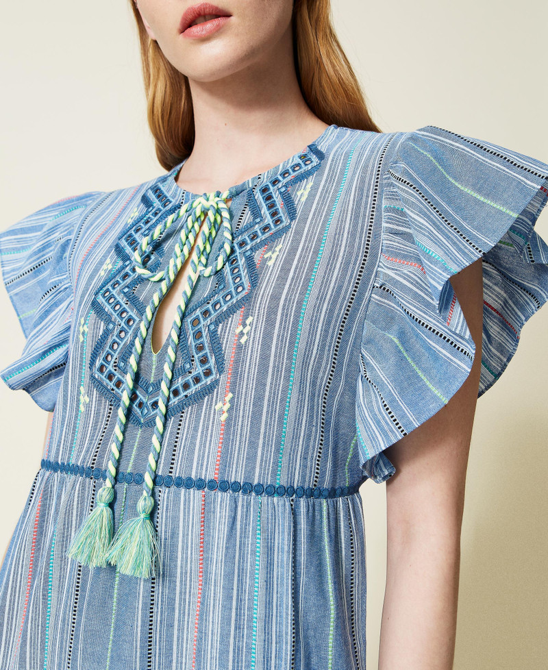 Springfield Mujer Vestido Vestido Playero Bordado Para Mujer